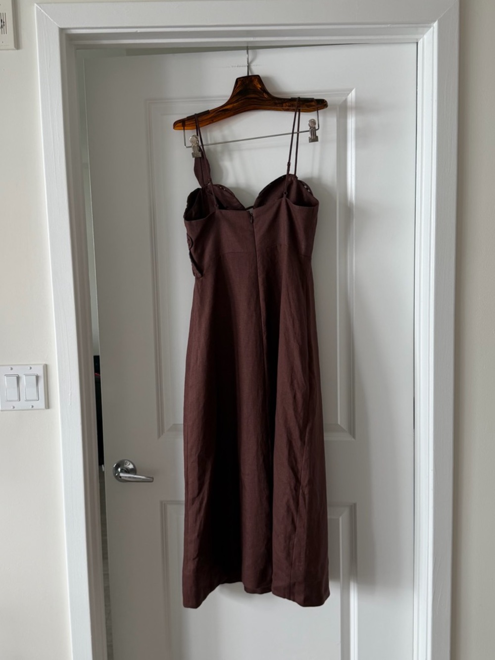 Farm Rio Appliqué linen midi dress - Picture 8 of 9